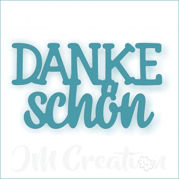 Stanzschablone - Dankeschön